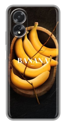 Силиконовый чехол с изображением "Banana" для Oppo A17