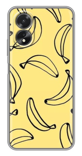 Чехол с печатью "Бананчики" для Oppo A17