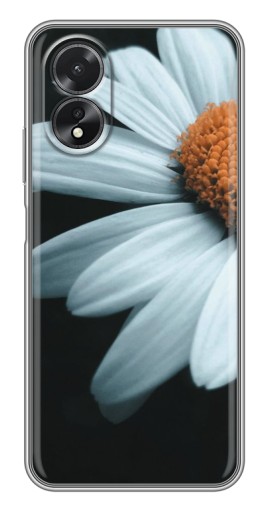 Силиконовый чехол с изображением "Белая ромашка" для Oppo A17