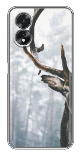 Силиконовый чехол с изображением "Большой олень" для Oppo A17