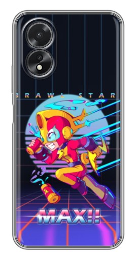 Чехол с печатью "Brawl MAX" для Oppo A17