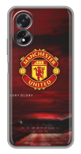 Чехол с печатью "Clory MU" для Oppo A17