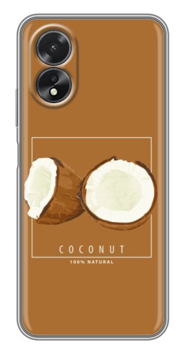 Чехол с печатью "Coconut" для Oppo A17