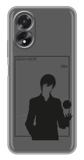 Силиконовый чехол с изображением "Death Note Кира" для Oppo A17