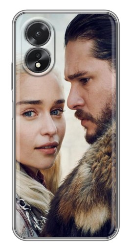 Чехол с принтом "Дейнерис и Сноу" для Oppo A17