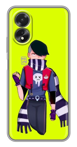 Чехол с картинкой "edgard brawl stars" для Oppo A17
