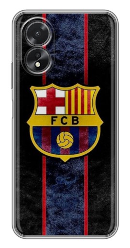 Силиконовый чехол с изображением "FCB" для Oppo A17