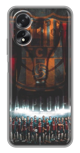 Чехол с принтом "FCB Campeones" для Oppo A17