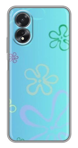 Силиконовый чехол с изображением "Фон" для Oppo A17