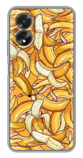 Чехол с принтом "Фон бананов" для Oppo A17