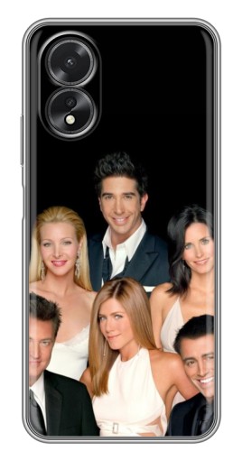 Чехол с принтом "Фото Друзья" для Oppo A17