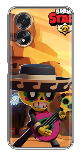 Чехол с принтом "Гитарист Poco" для Oppo A17