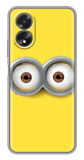 Чехол с картинкой "Глаза Боба миньона" для Oppo A17