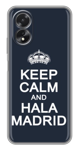 Чехол с печатью "Hala Madrid" для Oppo A17