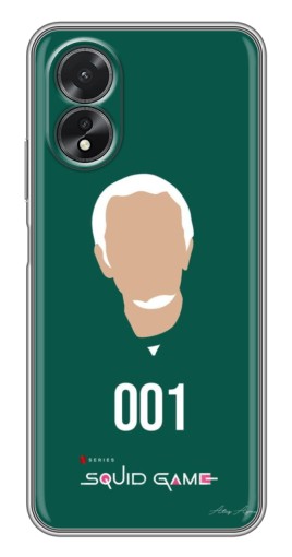Силиконовый чехол с изображением "Игрок 001" для Oppo A17