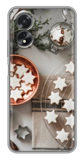 Чехол с принтом "Имбирные звездочки" для Oppo A17