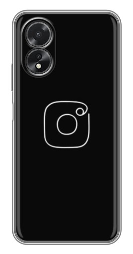 Чехол с картинкой "Инстаграм" для Oppo A17