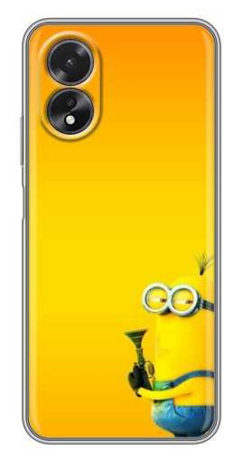 Силиконовый чехол с изображением "Кевин Миньон" для Oppo A17