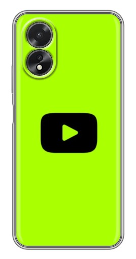 Чехол с печатью "Кнопка Ютуба" для Oppo A17