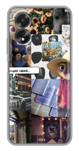 Чехол с картинкой "Коллаж Джуди" для Oppo A17