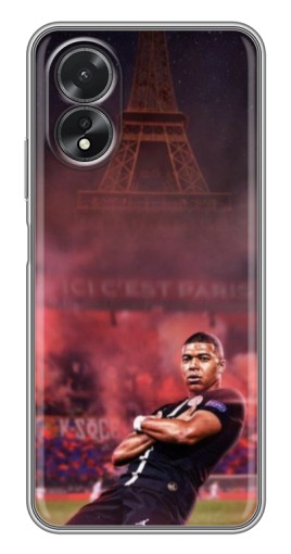 Чехол с картинкой "Король ПСЖ Мбаппе" для Oppo A17