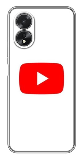 Чехол с печатью "Красная кнопка" для Oppo A17