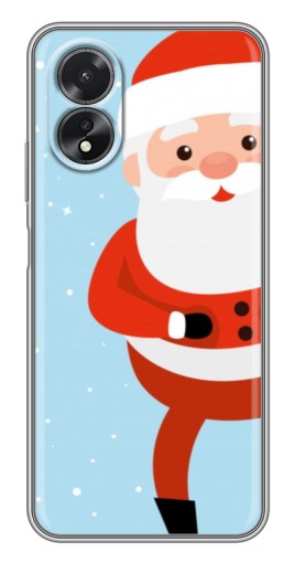 Чехол с картинкой "Крутой Дед Мороз" для Oppo A17