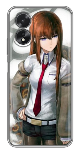 Силиконовый чехол с изображением "Курису математик" для Oppo A17