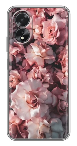 Силиконовый чехол с изображением "Куст роз" для Oppo A17