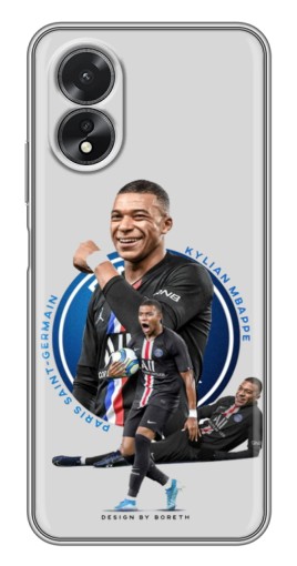 Чехол с картинкой "Kylian Mbappe" для Oppo A17