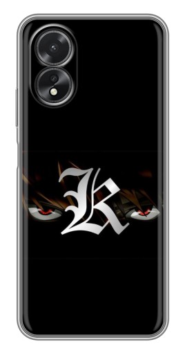 Чехол с принтом "L.K." для Oppo A17