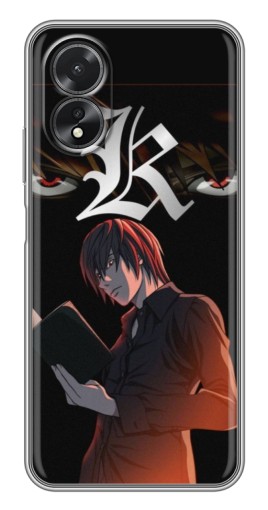 Чехол с печатью "Лайт Ягами Death Note" для Oppo A17