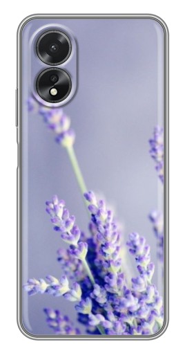 Силиконовый чехол с изображением "Лаванда вблизи" для Oppo A17