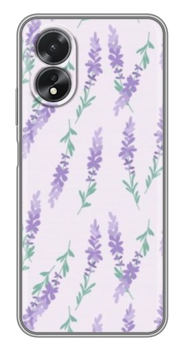 Чехол с принтом "Лавандовый фон " для Oppo A17