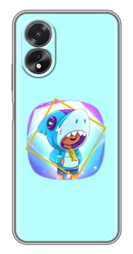 Чехол с принтом "Леон Акула" для Oppo A17