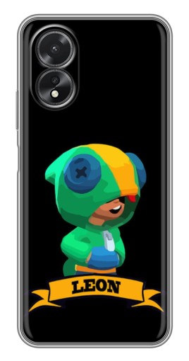Чехол с принтом "LEON" для Oppo A17