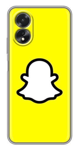 Чехол с печатью "Лого Snapchat" для Oppo A17