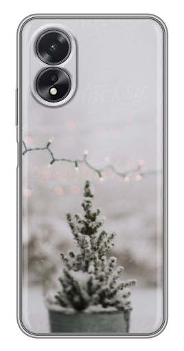 Чехол с печатью "Маленькая елка" для Oppo A17