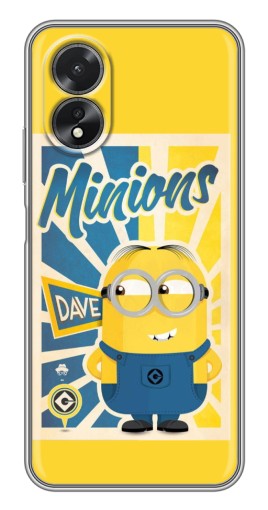 Чехол с картинкой "Minions" для Oppo A17
