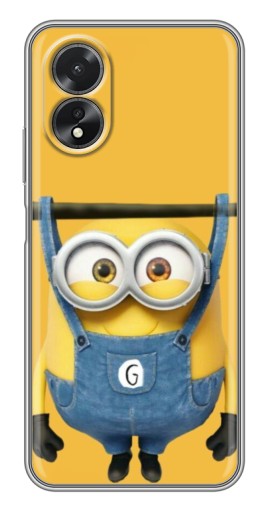 Чехол с принтом "Миньон повис" для Oppo A17