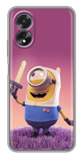 Чехол с печатью "Миньон с мечом" для Oppo A17