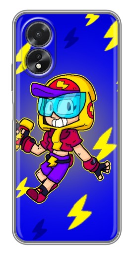 Чехол с печатью "Молниеносная MAX" для Oppo A17