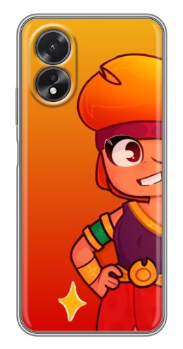 Чехол с принтом "Мультяшная Амбер" для Oppo A17
