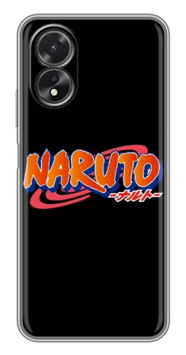 Чехол с картинкой "Надпись Naruto" для Oppo A17