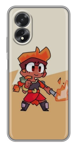 Чехол с принтом "Нарисованная Amber" для Oppo A17