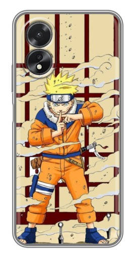 Силиконовый чехол с изображением "naruto uzumaki" для Oppo A17