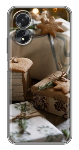 Чехол с печатью "Нежные подарки" для Oppo A17