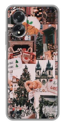 Чехол с печатью "Новогоднее настроение" для Oppo A17
