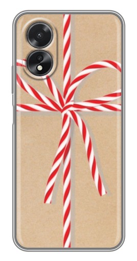 Чехол с печатью "Новогодний подарок" для Oppo A17