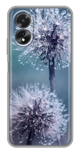Чехол с принтом "Одуванчик с капельками" для Oppo A17